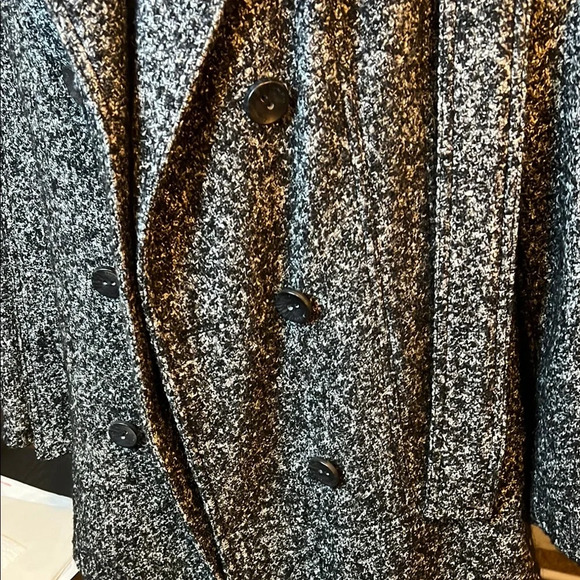 Calvin Klein Gray Wool Blend Double-Breasted Coat- NWOT - Picture 6 of 9